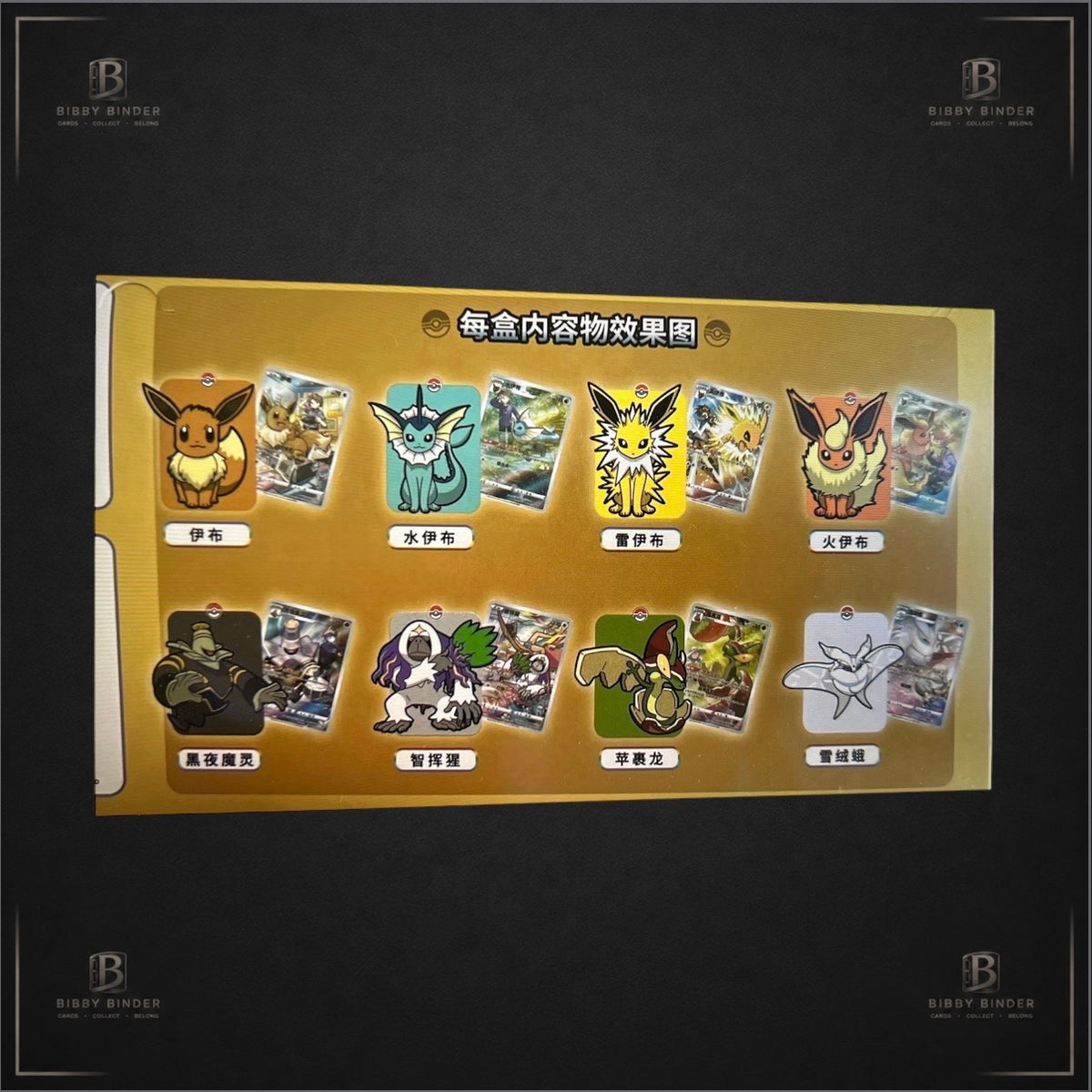 Pokémon TCG – Simplified Chinese Eevee Display Set Gift Box