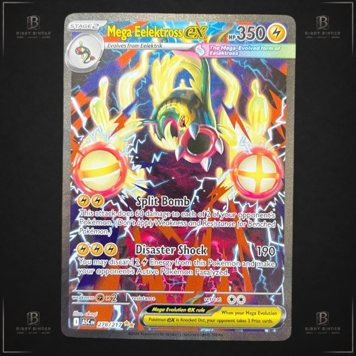 Pokémon Mega Eelektross ex 278/217 SIR | Ascended Heroes