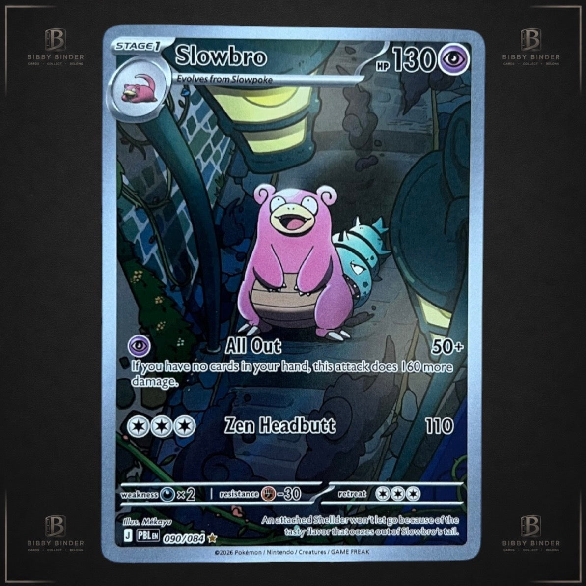 Slowbro 090/084 IR – Pitch Black – Pokémon English