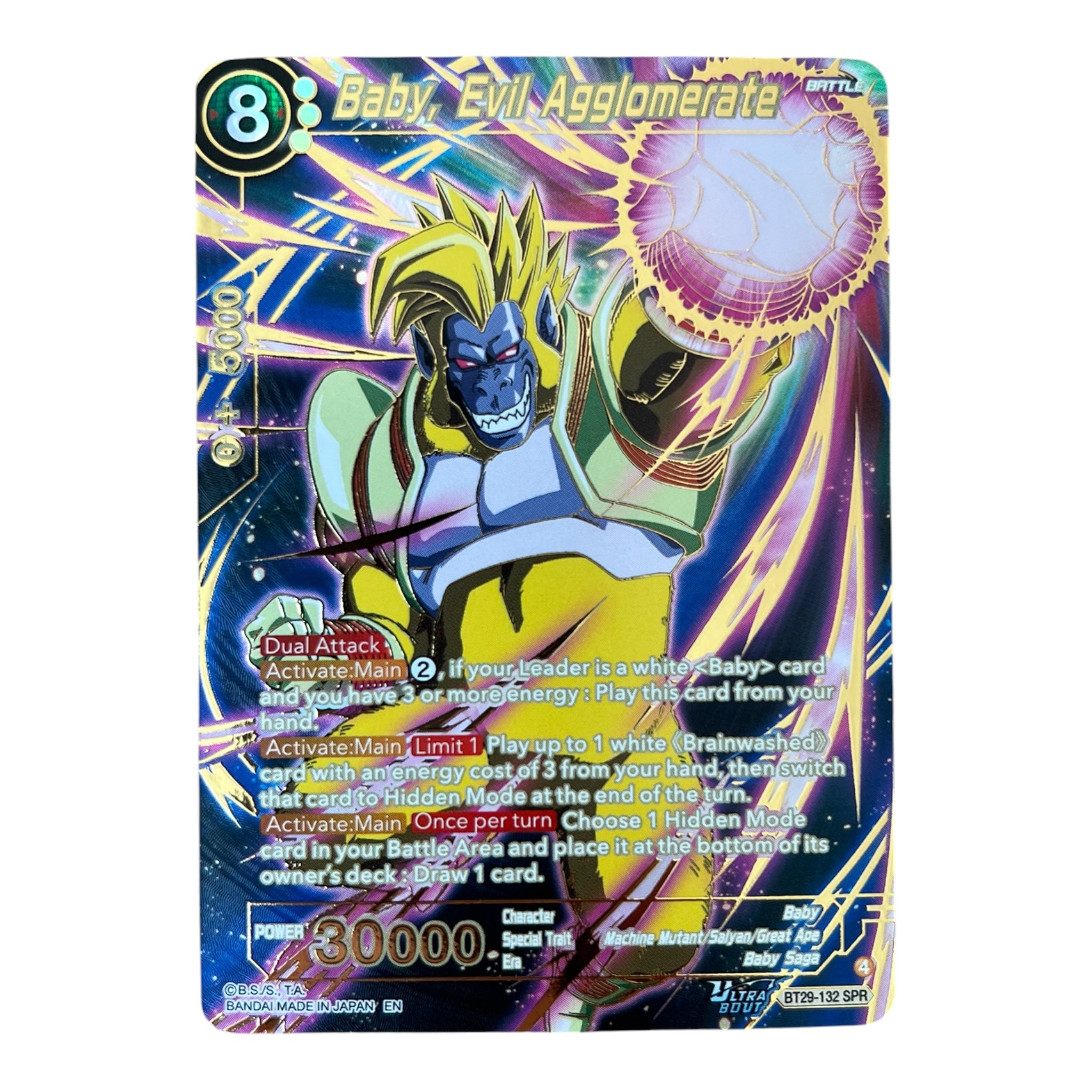 Dragon Ball Super Card Game – Baby, Evil Agglomerate BT29-132 SPR Special Rare