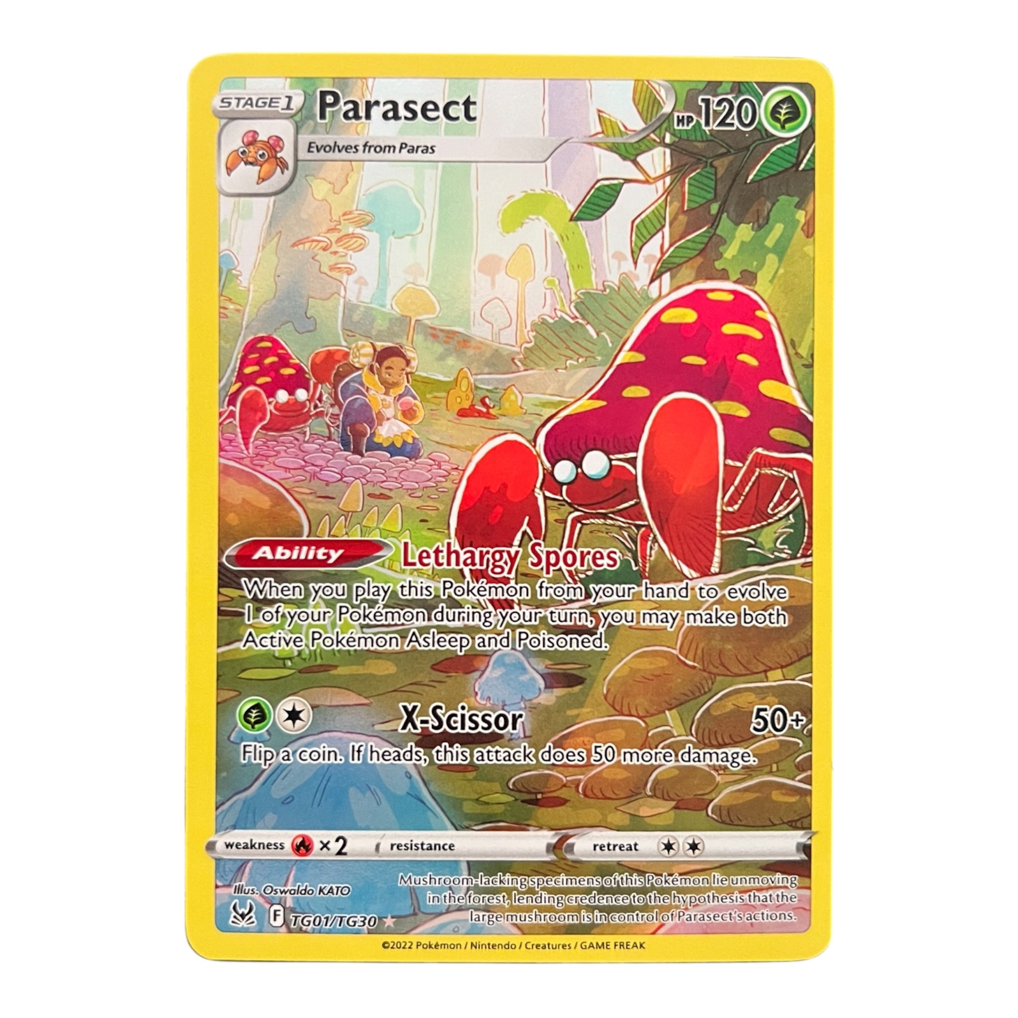Pokémon Parasect TG01/TG30 – Trainer Gallery Holo Card | Lost Origin
