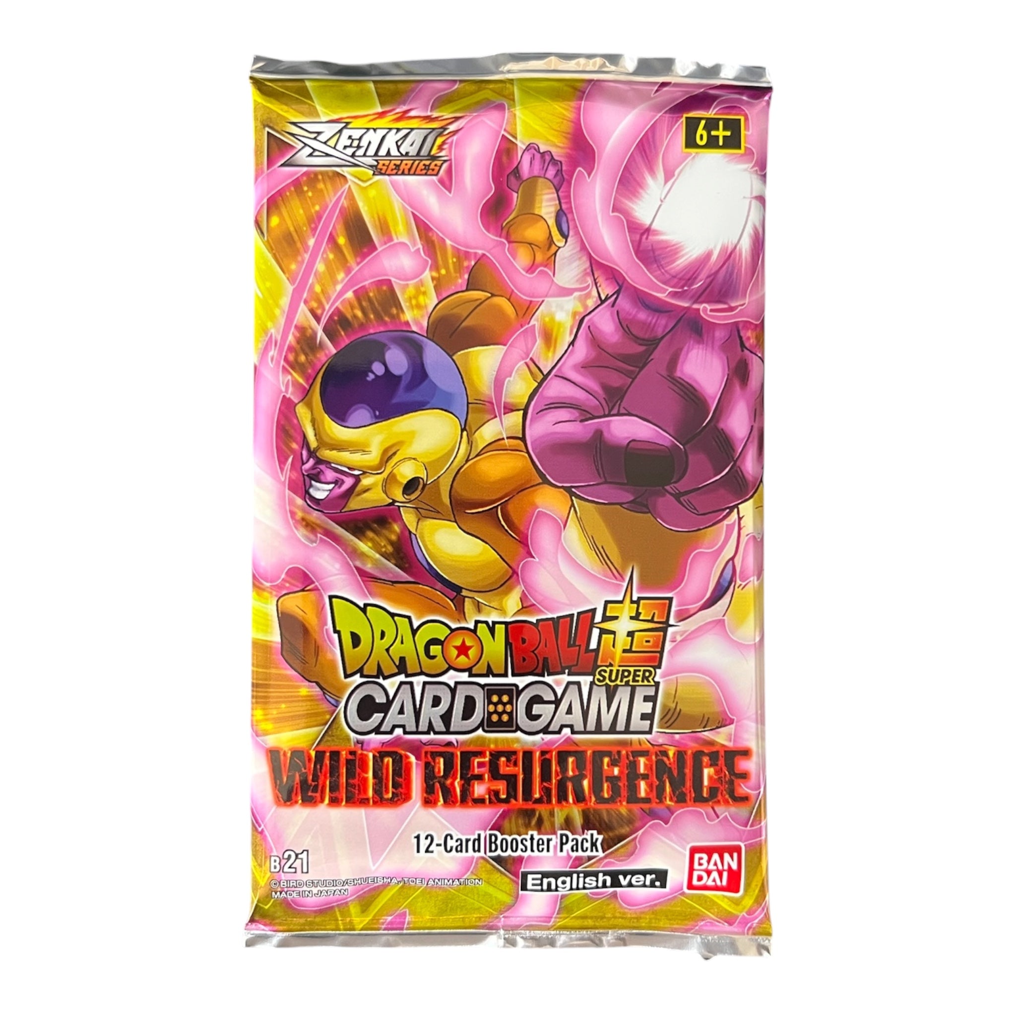 Dragon Ball Super Card Game Wild Resurgence B21 Booster Pack