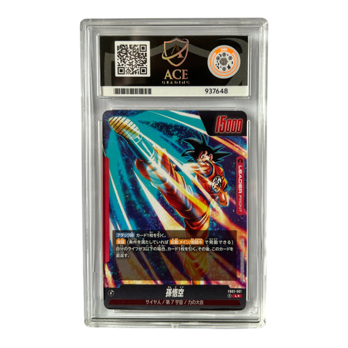 2024 Dragon Ball Super Fusion World Son Goku FB02-001 Parallel Japanese Ace Graded Gem Mint 10