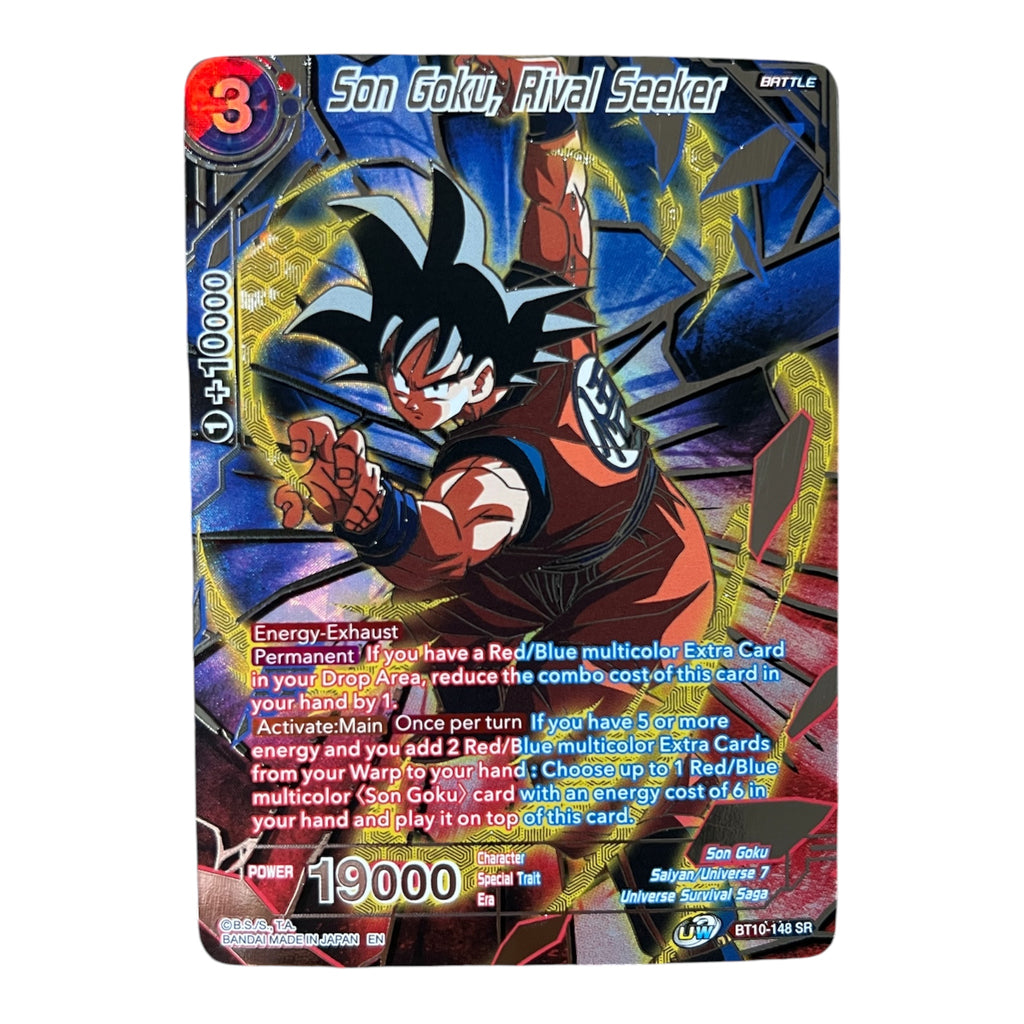 Dragon Ball Super Card Game Son Goku, Rival Seeker BT10-148 SR