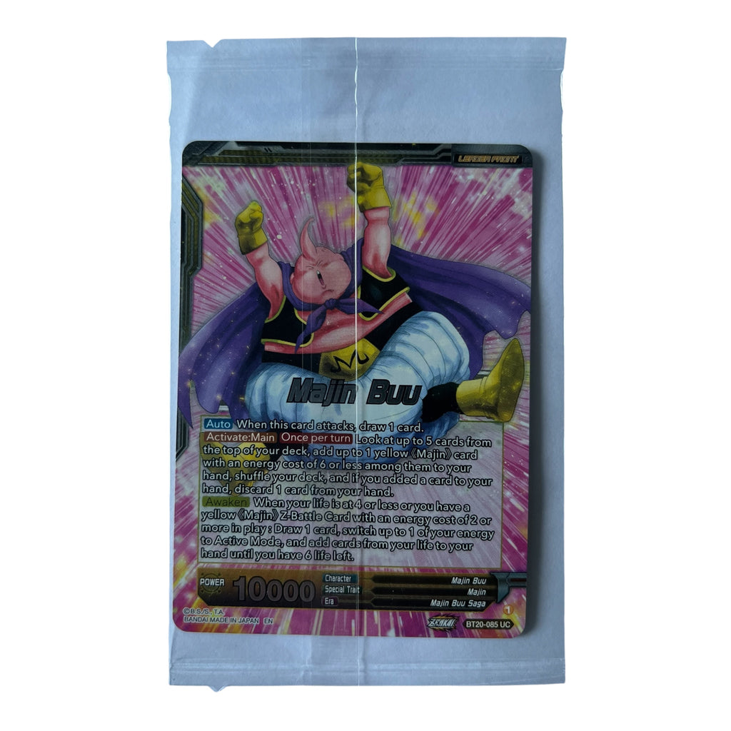 Dragon Ball Super Fusion World Majin Buu, Absorption Complete BT20-085 UC Leader Back Parallel Card