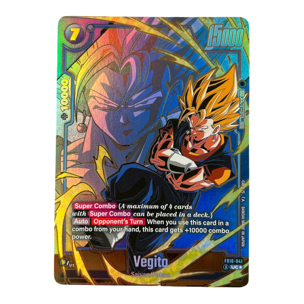 Dragon Ball Super Fusion World Vegito FB10-041 UC★ Alt Art / Parallel
