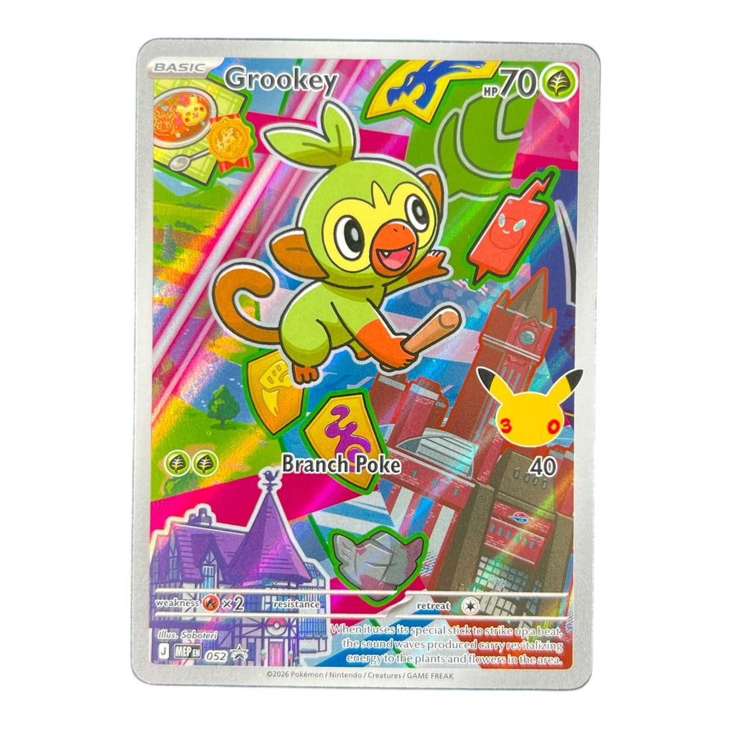 Grookey 052 Promo | Pokémon 30th Anniversary