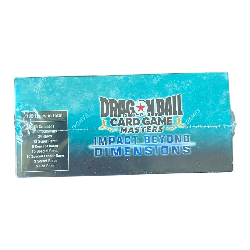 Dragon Ball Super Card Game Masters B31 Impact Beyond Dimensions Booster Box English Sealed