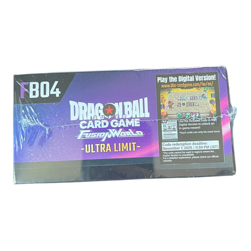 Dragon Ball Super Card Game Fusion World FB04 Ultra Limit Booster Box English