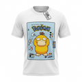 White Psyduck Pokémon Graphic T-Shirt