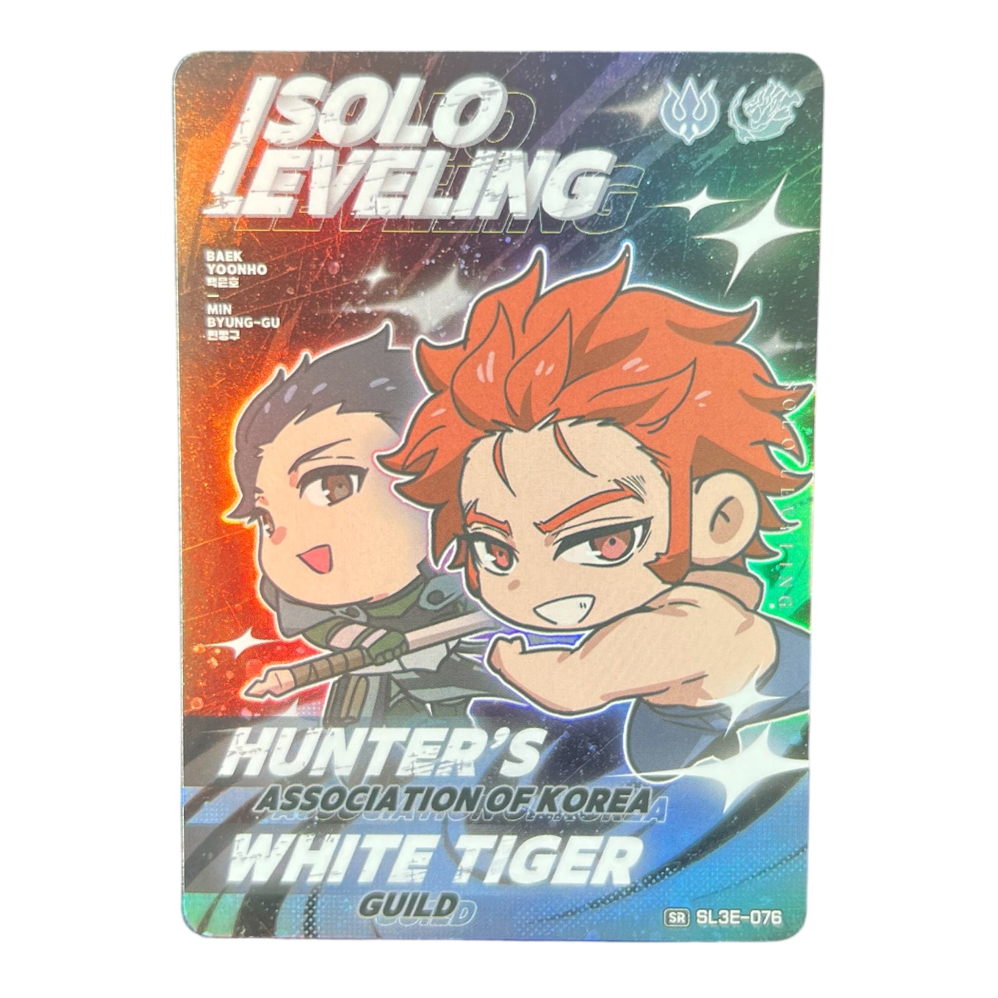 Baek Yoonho & Min Byung-Gyu SL3E-076 SR – Solo Leveling Collect Card 3rd Edition