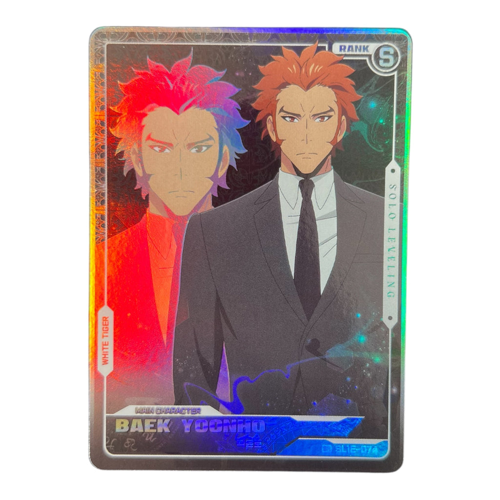 Baek Yoonho SL1E-077 SR – Solo Leveling Collect Card 1st Edition