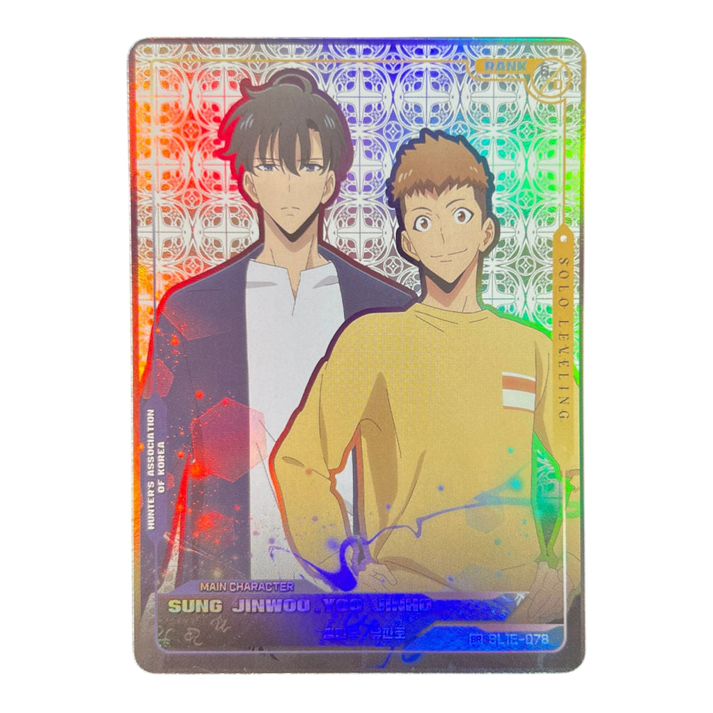 Sung Jinwoo & Yoo Jinho SL1E-078 PR – Solo Leveling Collect Card 1st Edition