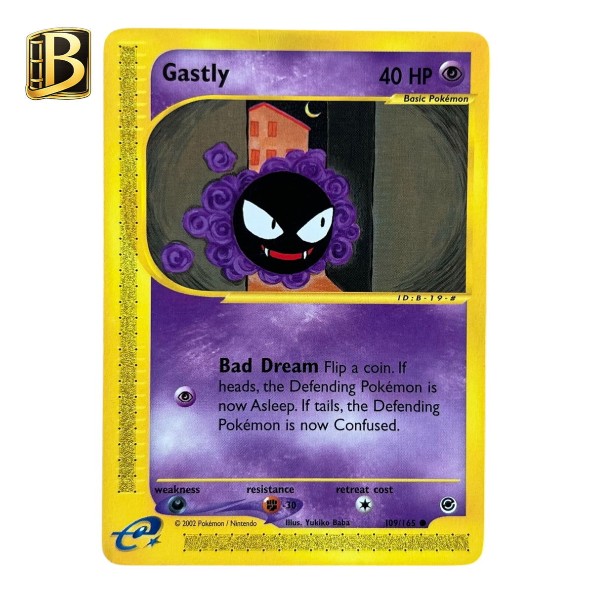 Pokémon Gastly 109/165 – Expedition Base Set
