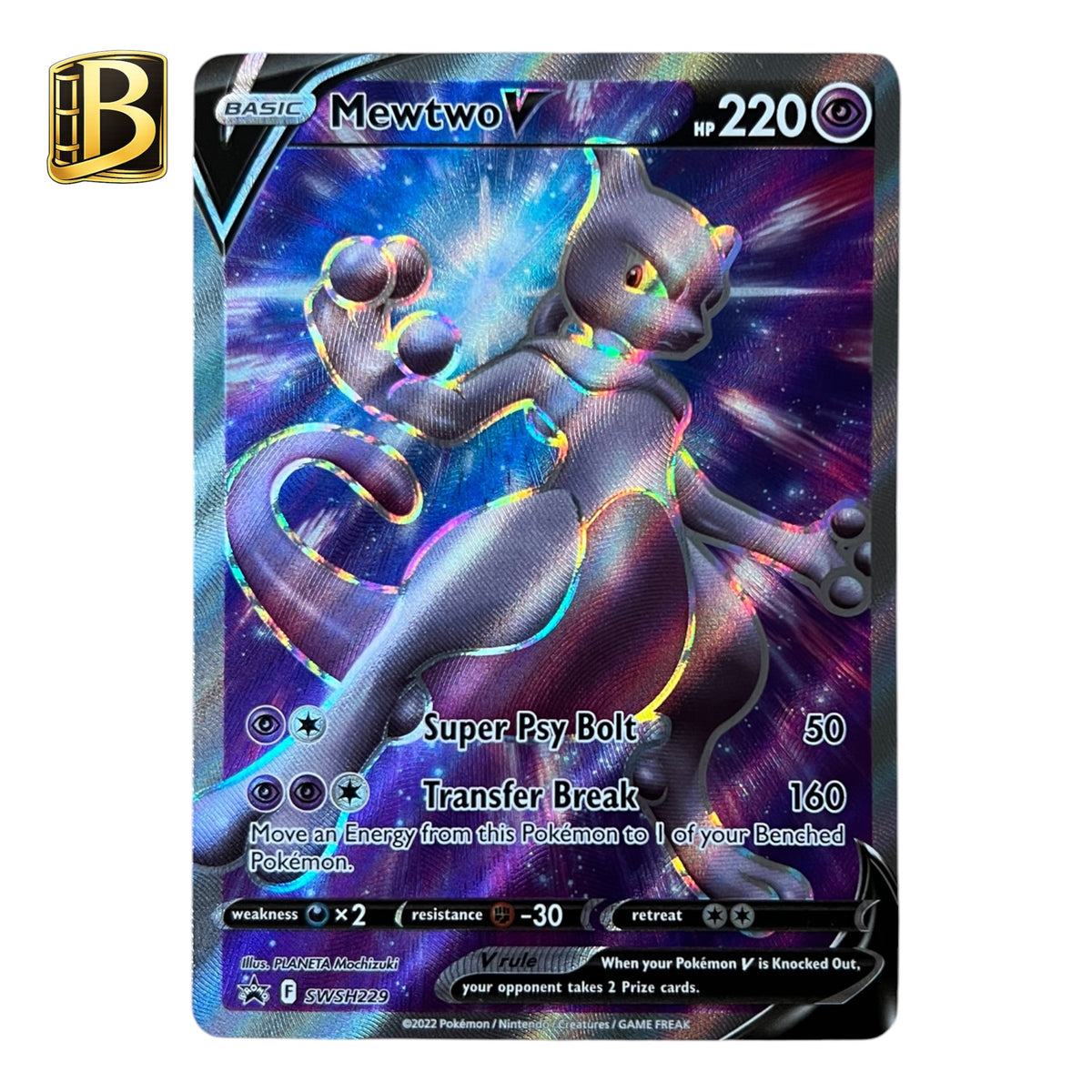 Pokémon Mewtwo V SWSH229 – Sword & Shield Promo