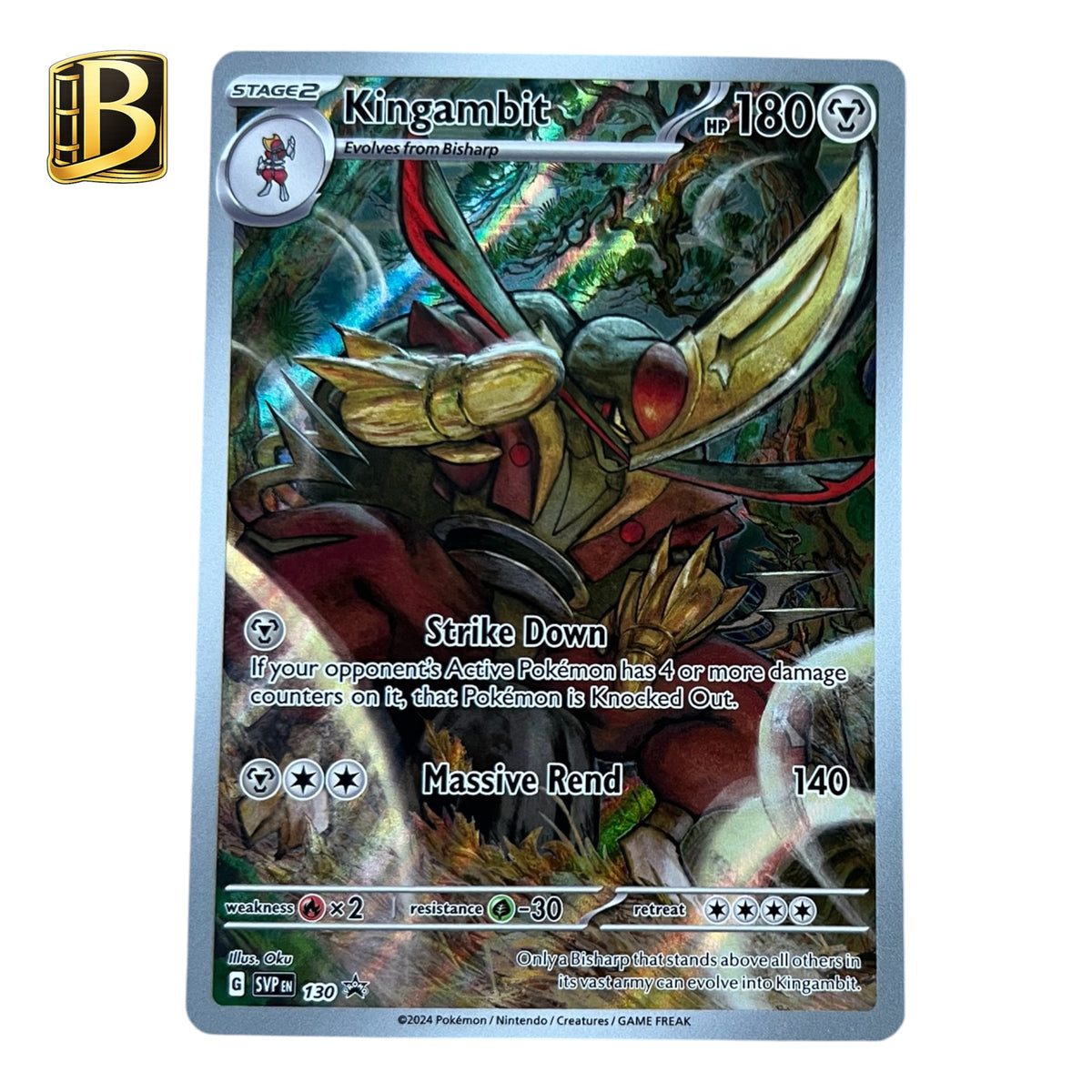 Pokémon Kingambit 130 – Scarlet & Violet Promo