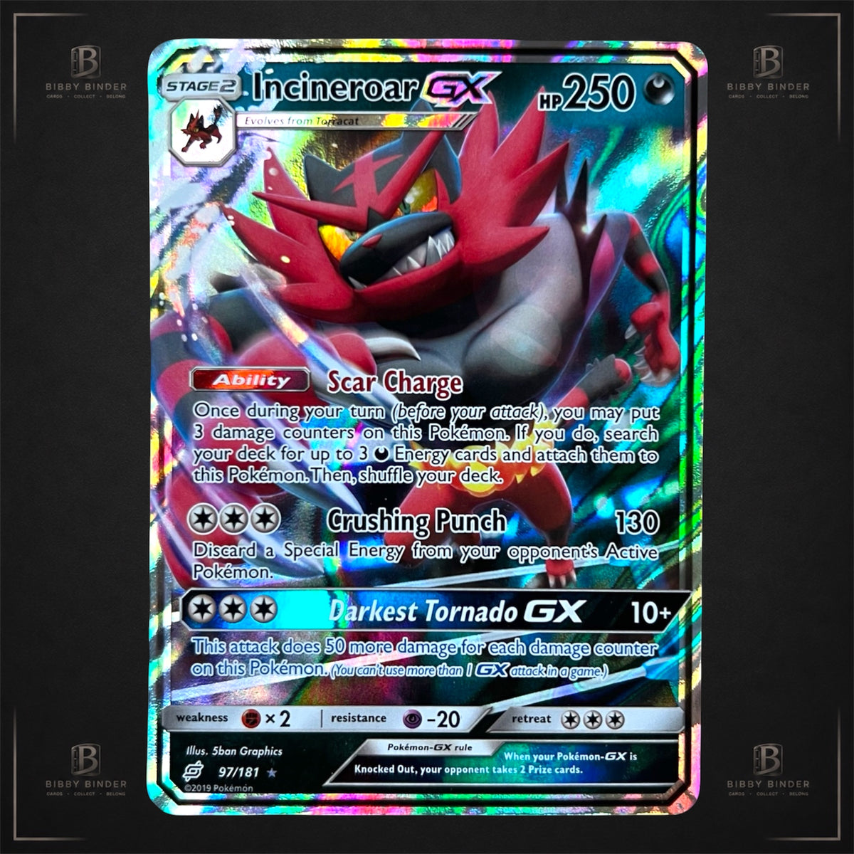 Pokémon Incineroar GX 97/181 – Team Up – Ultra Rare
