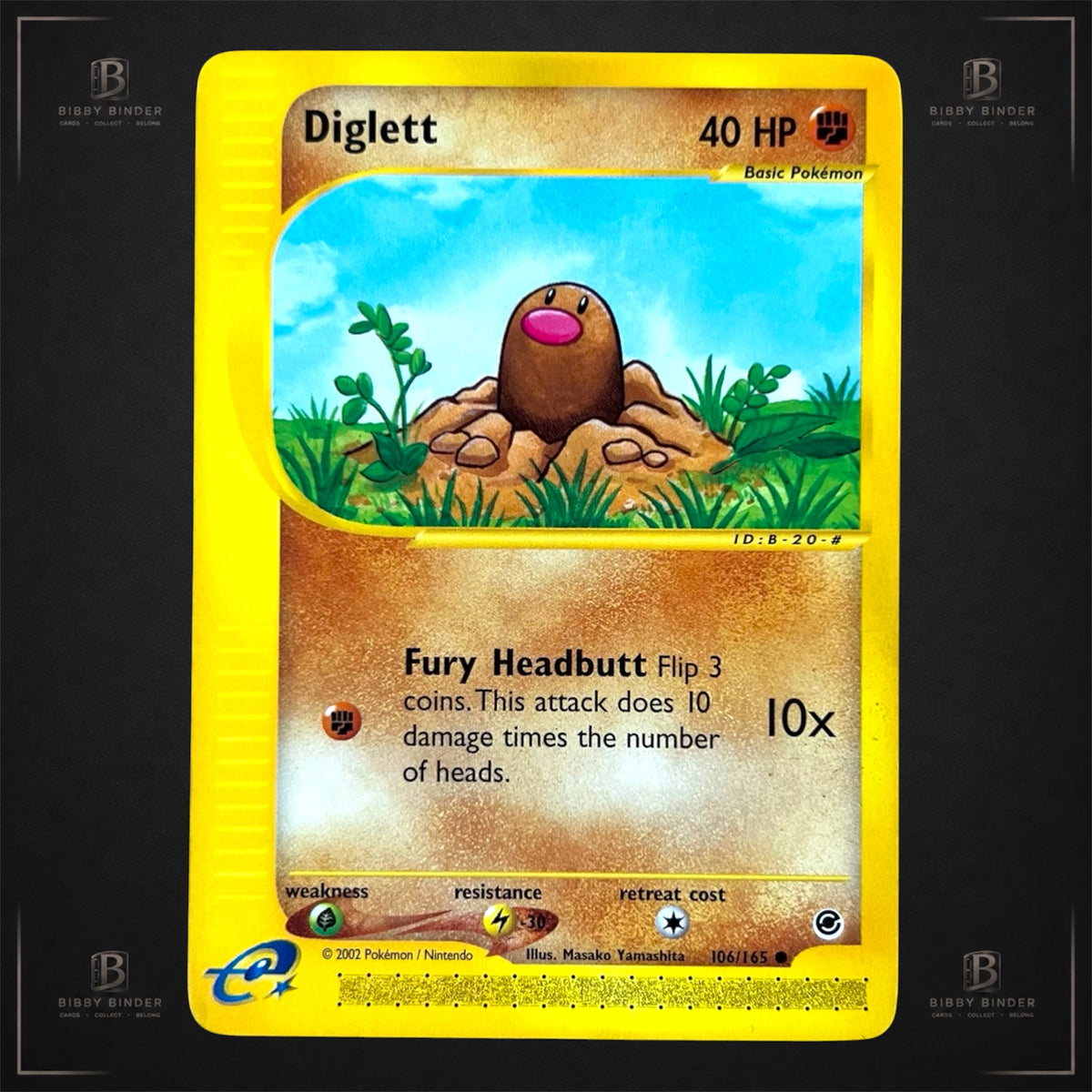 Pokémon Diglett 106/165 – Expedition Base Set