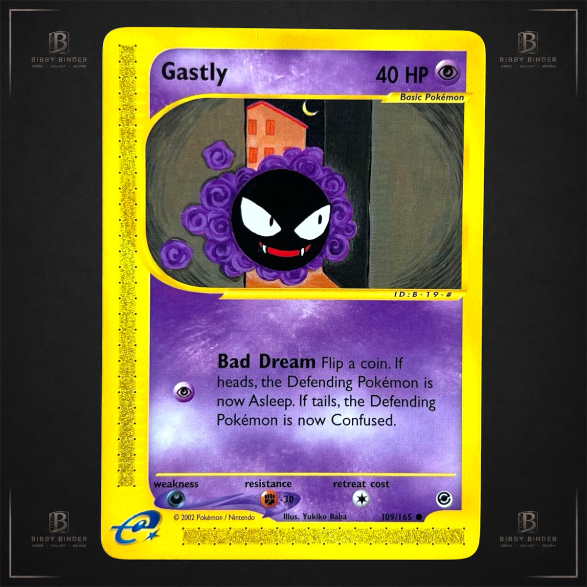 Pokémon Gastly 109/165 – Expedition Base Set