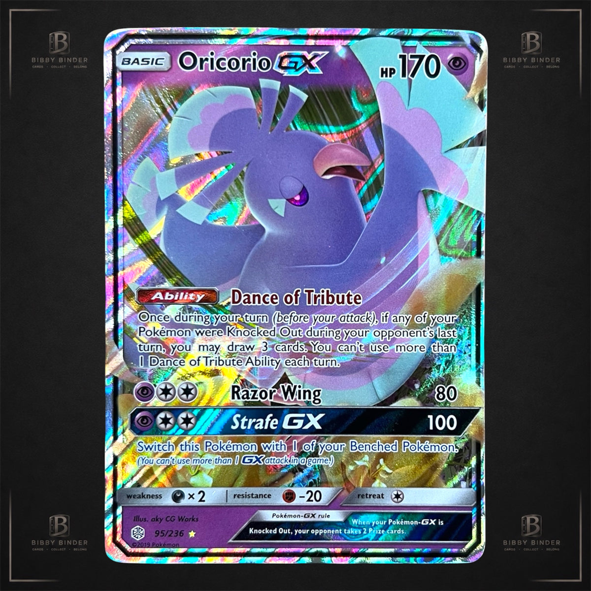 Pokémon Oricorio GX 95/236 – Cosmic Eclipse MP