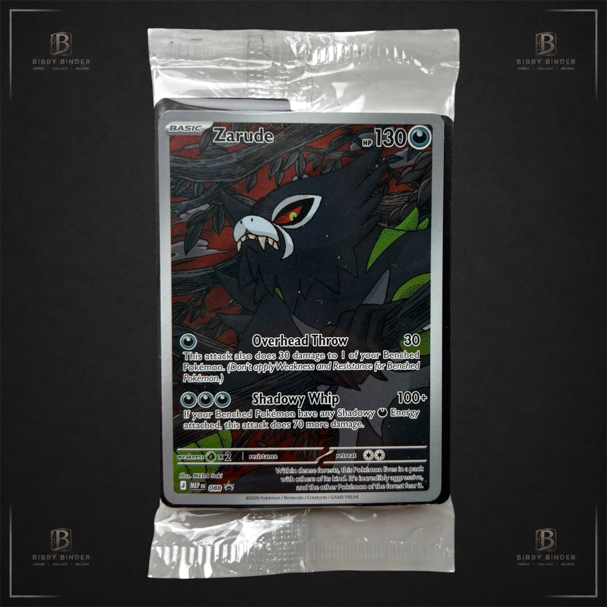 Pokémon Zarude 088 – Mega Evolution – Sealed Promo