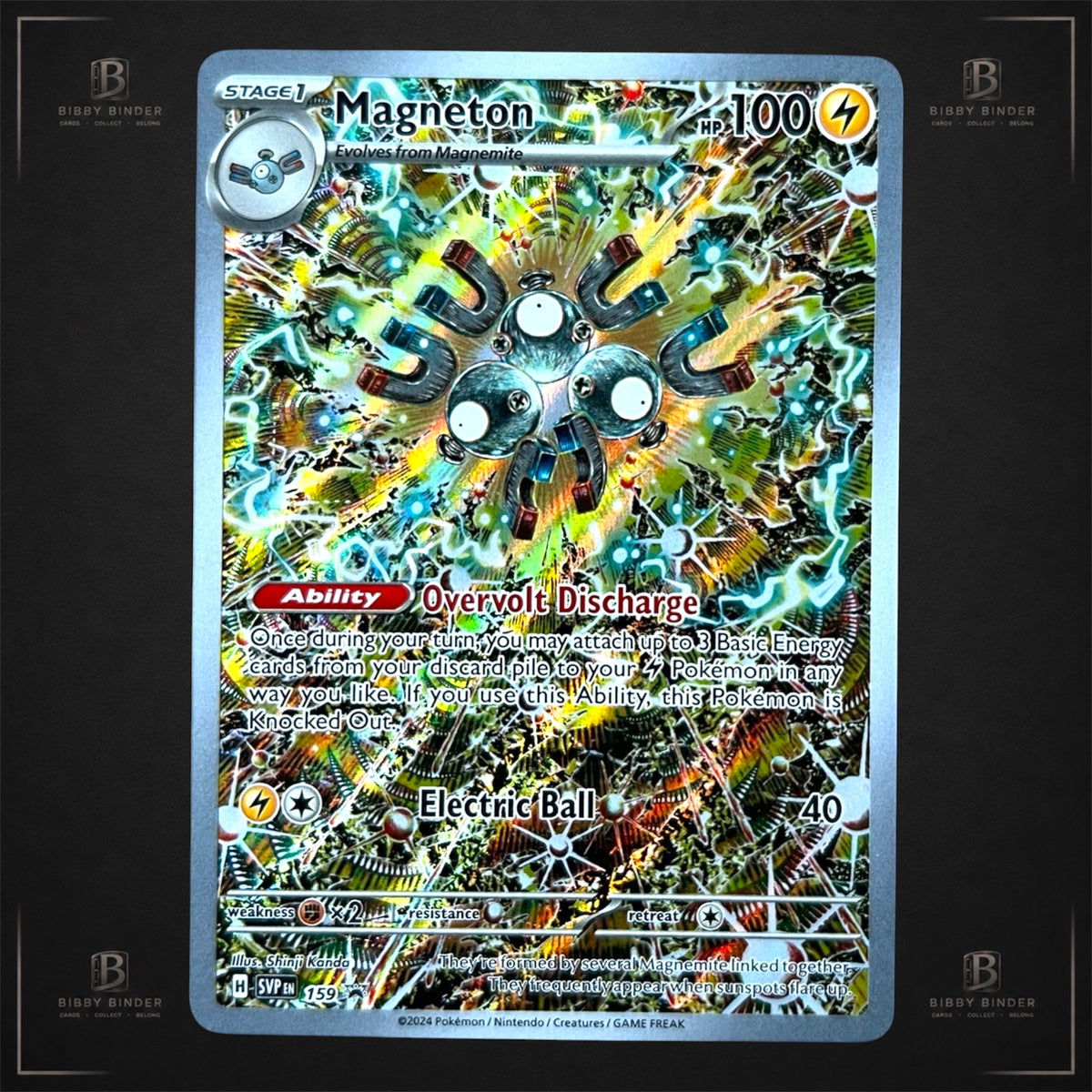 Pokémon Magneton 159 – Scarlet & Violet Black Star Promo