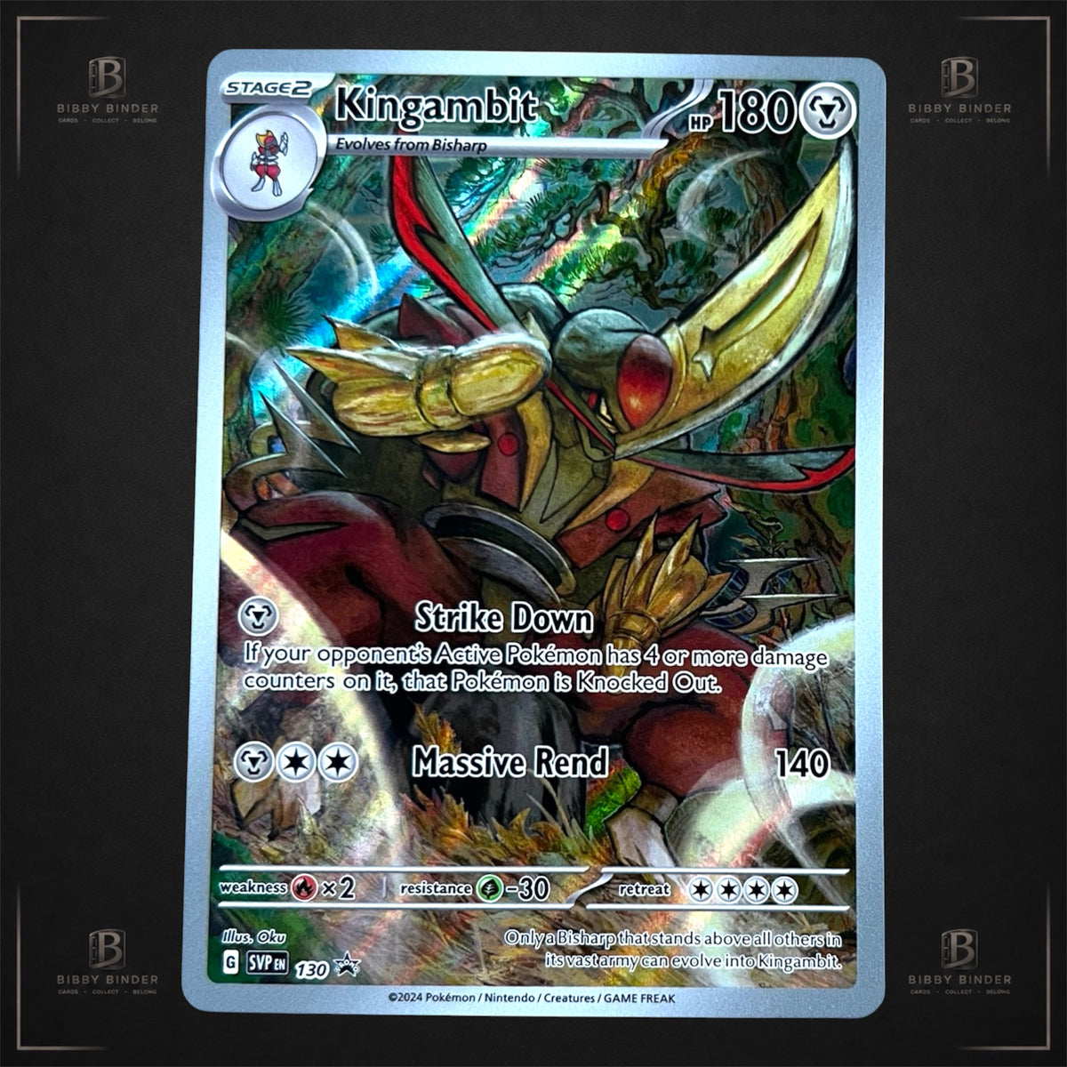 Pokémon Kingambit 130 – Scarlet & Violet Promo