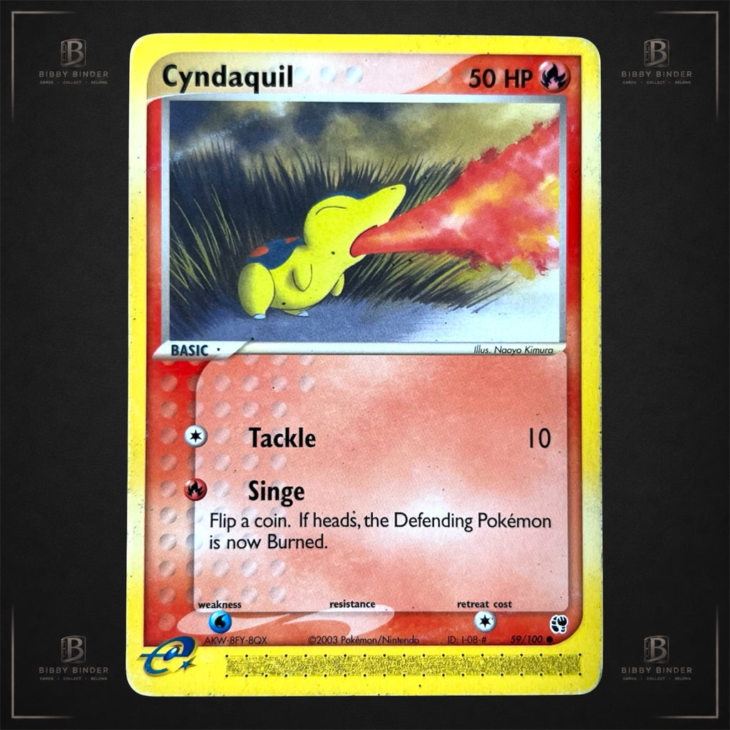 Pokémon Cyndaquil 59/100 – EX Sandstorm
