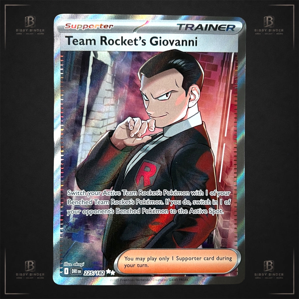 Pokémon Team Rocket’s Giovanni 225/182 – Destined Rivals IR