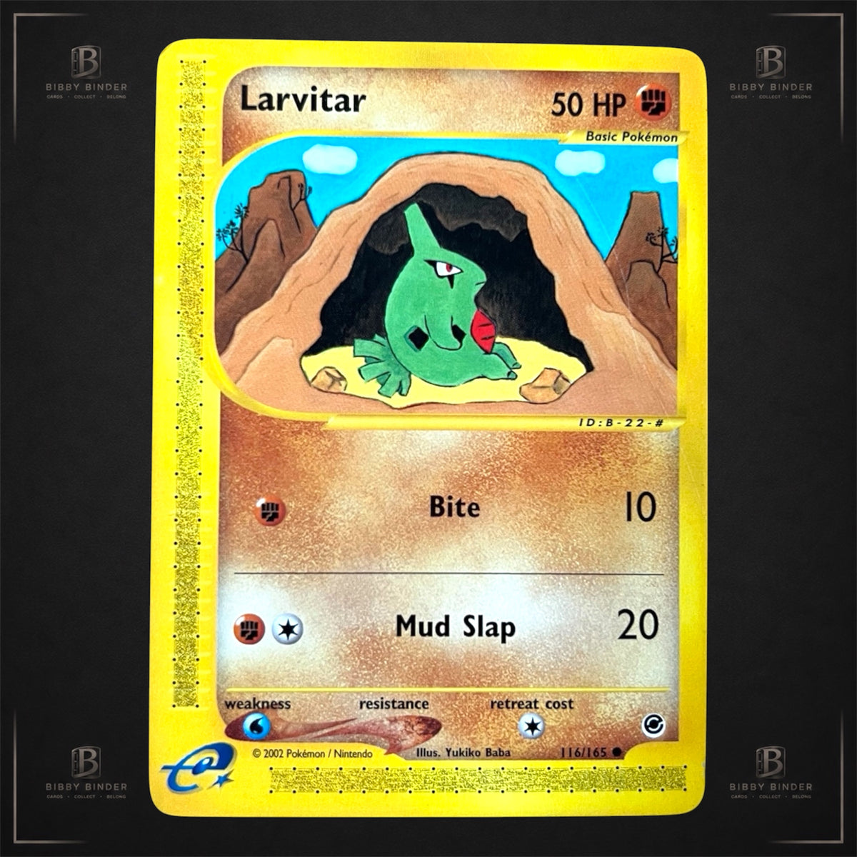 Pokémon Larvitar 116/165 – Expedition Base Set