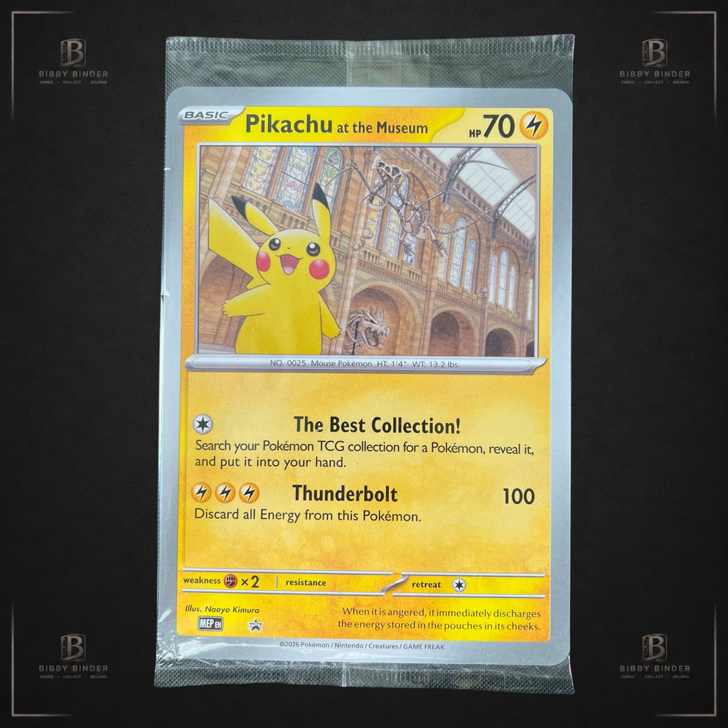 Pokémon Pikachu at the Museum MEP EN Museum Promo Sealed