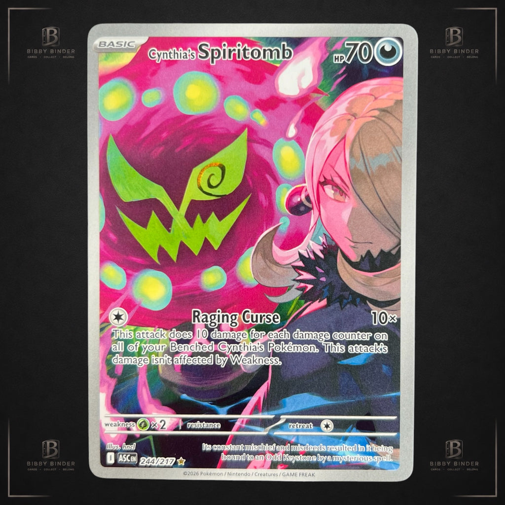 Pokémon Cynthia’s Spiritomb 244/217 Ascended Heroes IR
