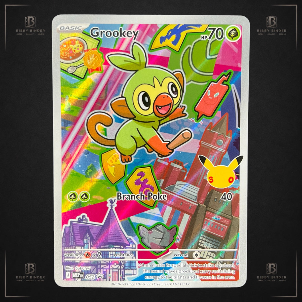 Grookey 052 Promo | Pokémon 30th Anniversary