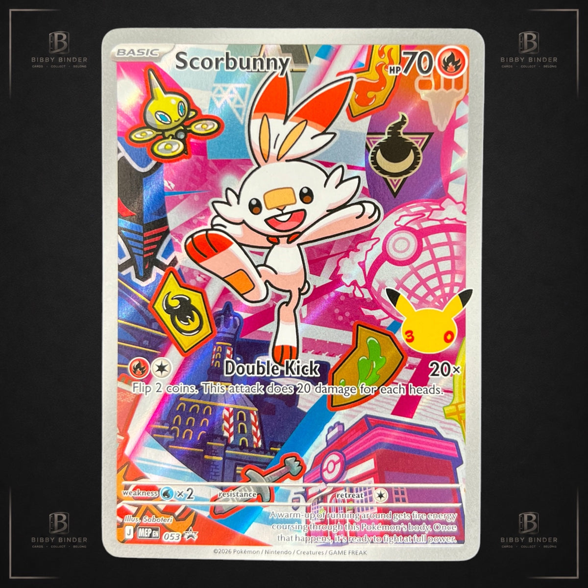 Scorbunny 053 Promo | Pokémon 30th Anniversary