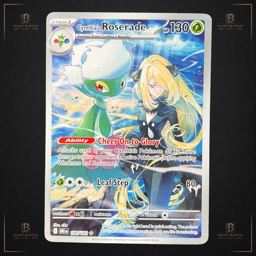 Pokémon Cynthia’s Roserade 184/182 Destined Rivals IR