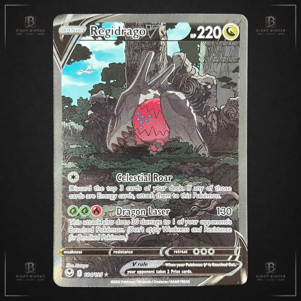 Pokémon Regidrago V 184/195 – Silver Tempest Alternate Art