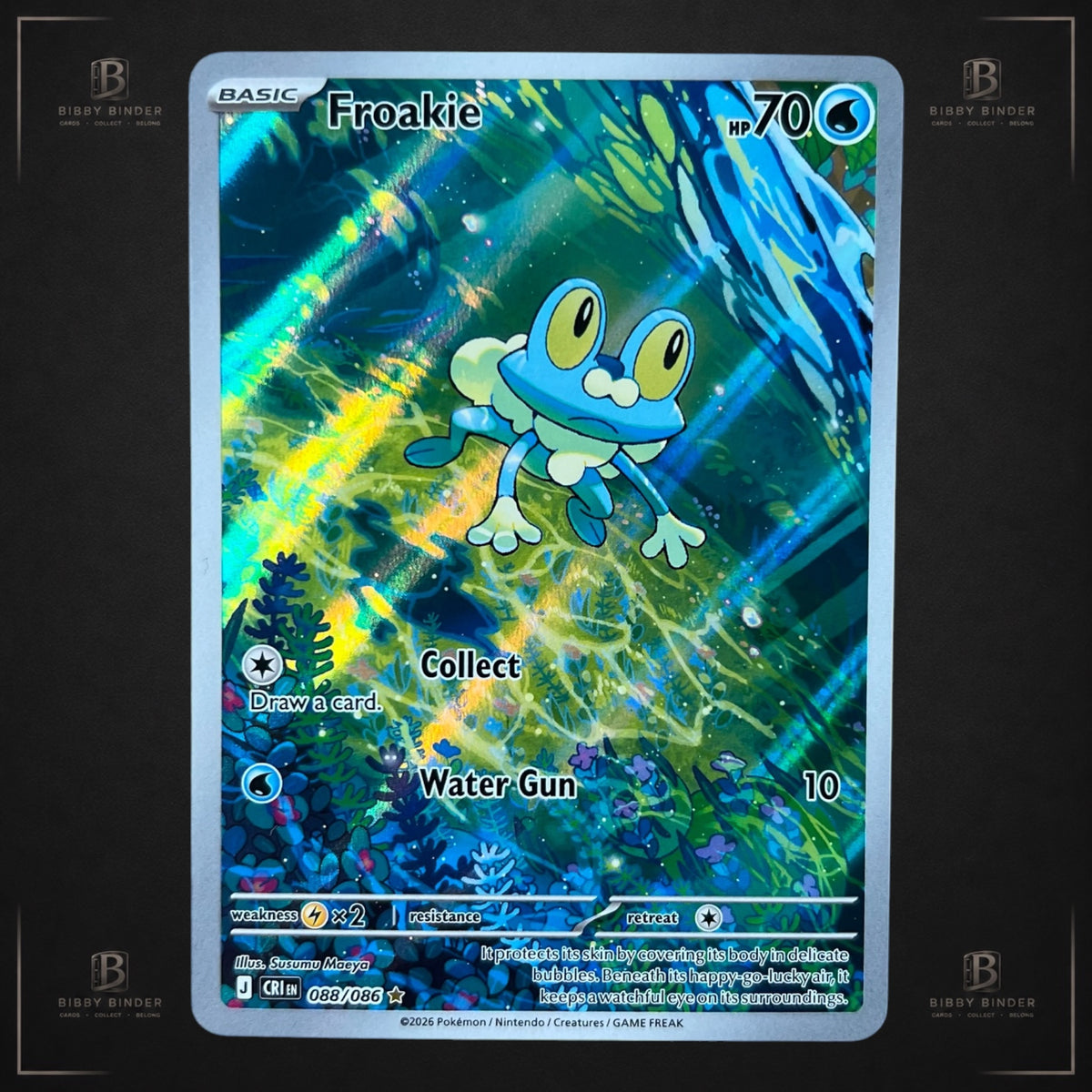 Pokémon Froakie 088/086 – Chaos Rising – Illustration Rare