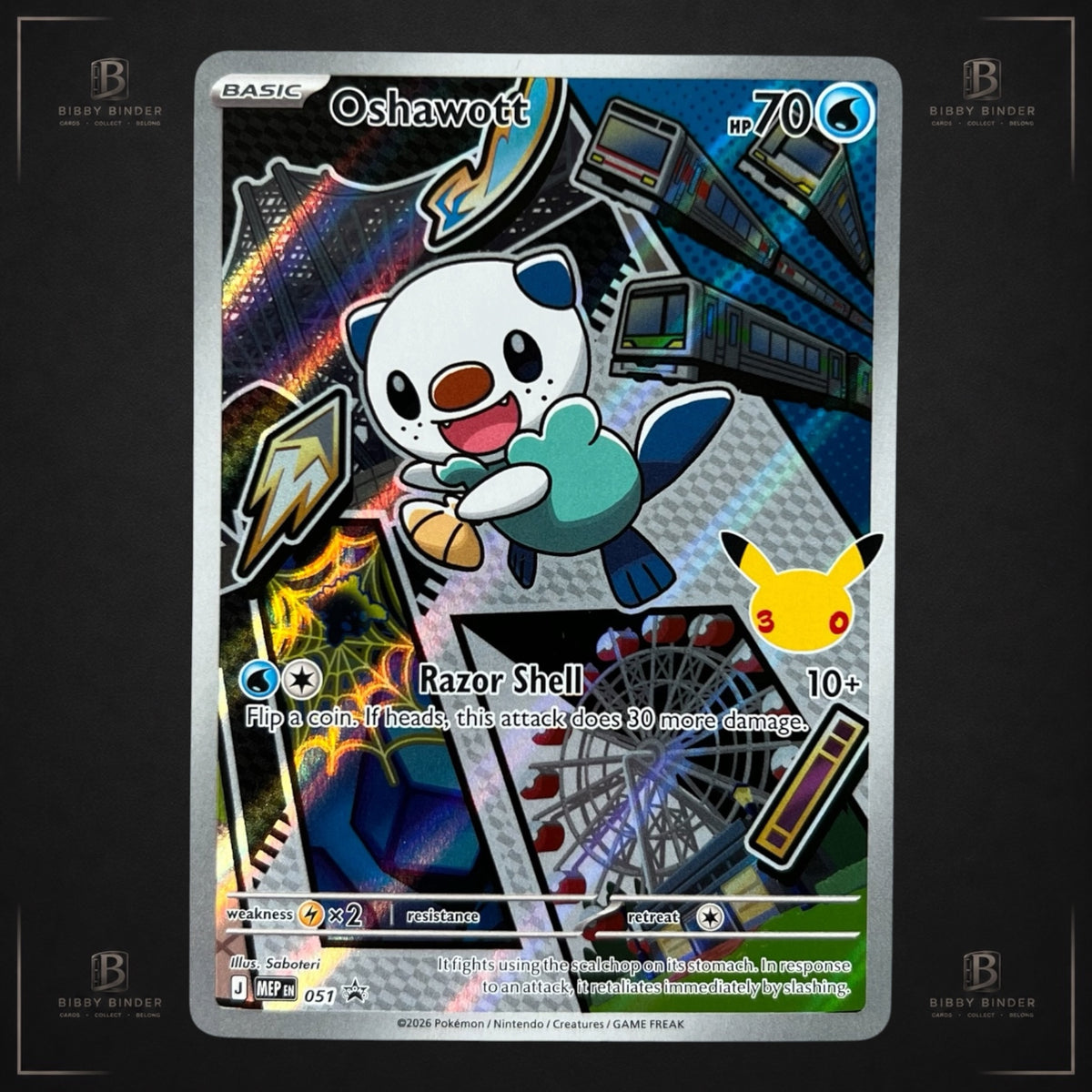 Oshawott 051 – Pokémon 30th Anniversary Promo Pokémon