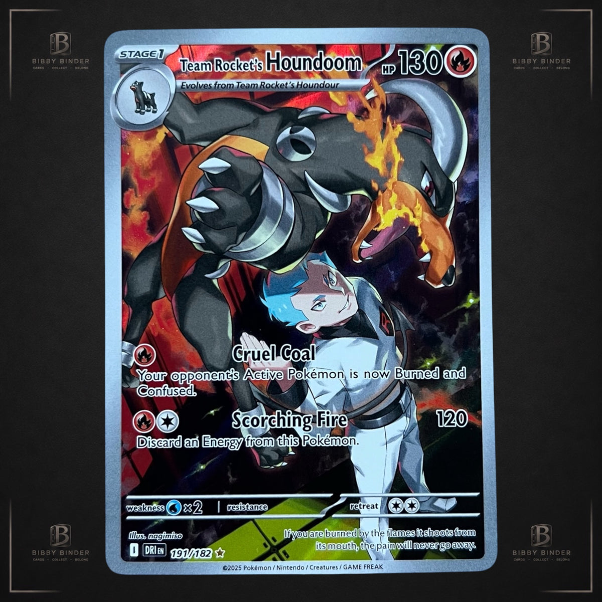 Team Rocket’s Houndoom 191/182 Destined Rivals IR Pokémon