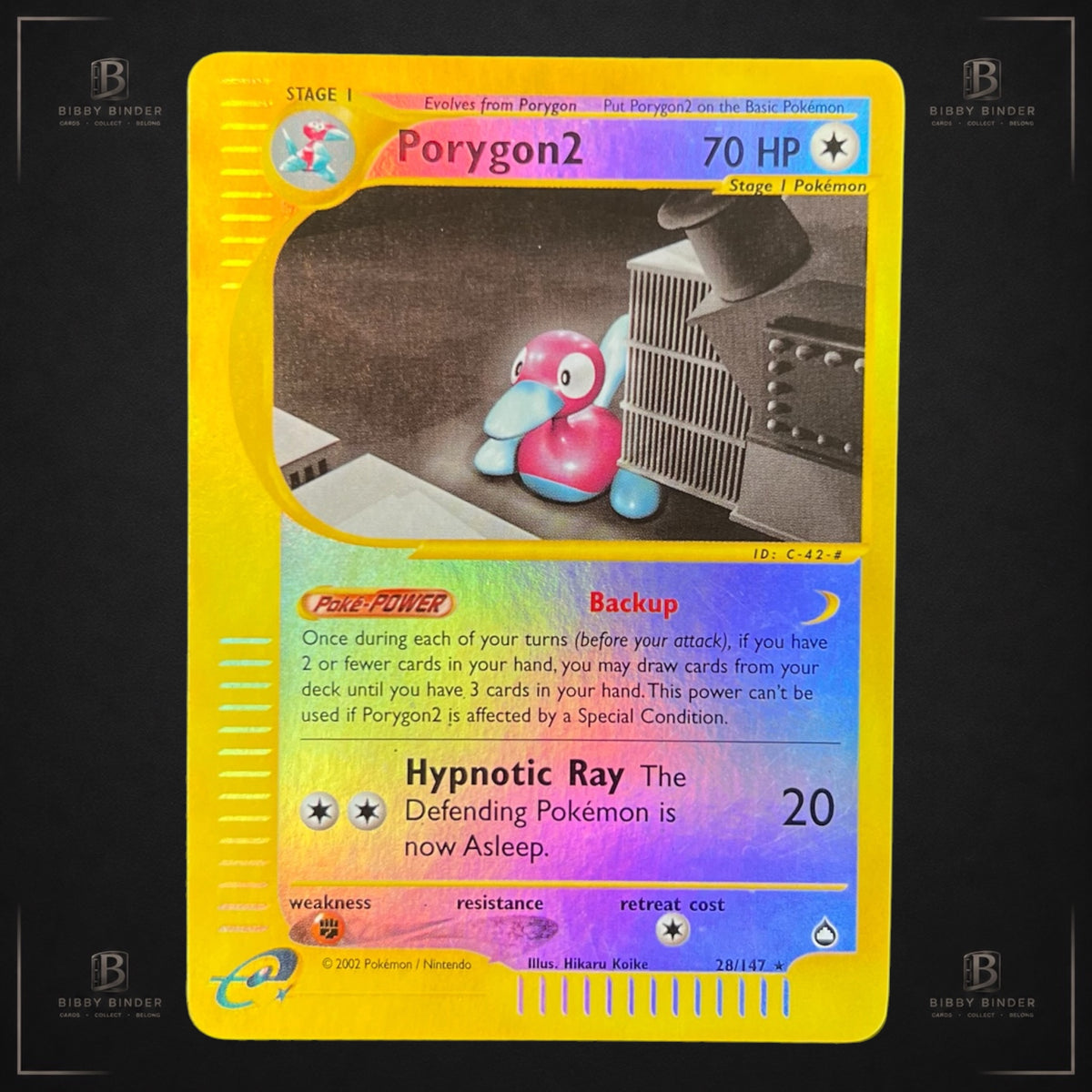 Pokémon Porygon2 28/147 Reverse Holo – Aquapolis – 2002