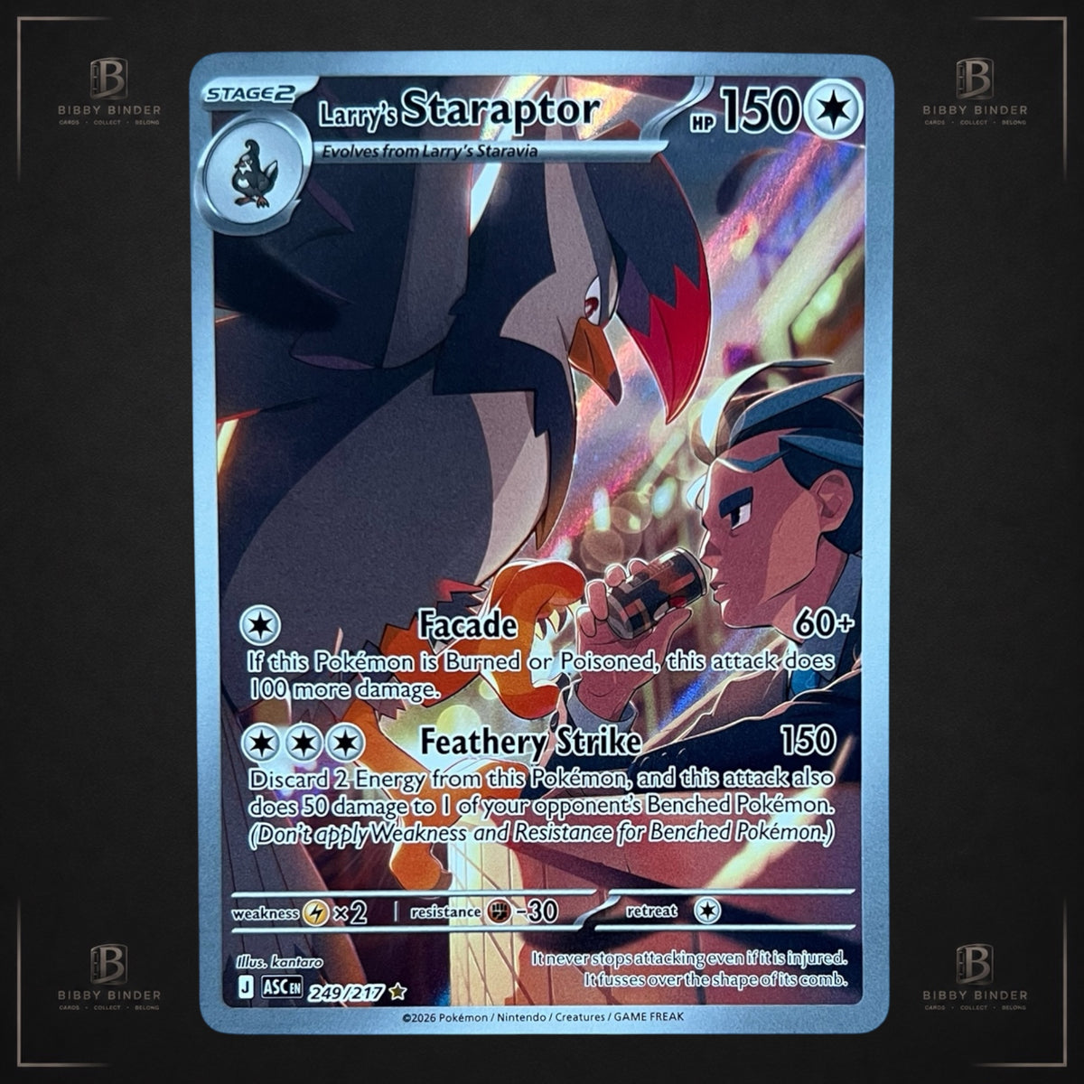 Larry’s Staraptor 249/217 Ascended Heroes IR Pokémon