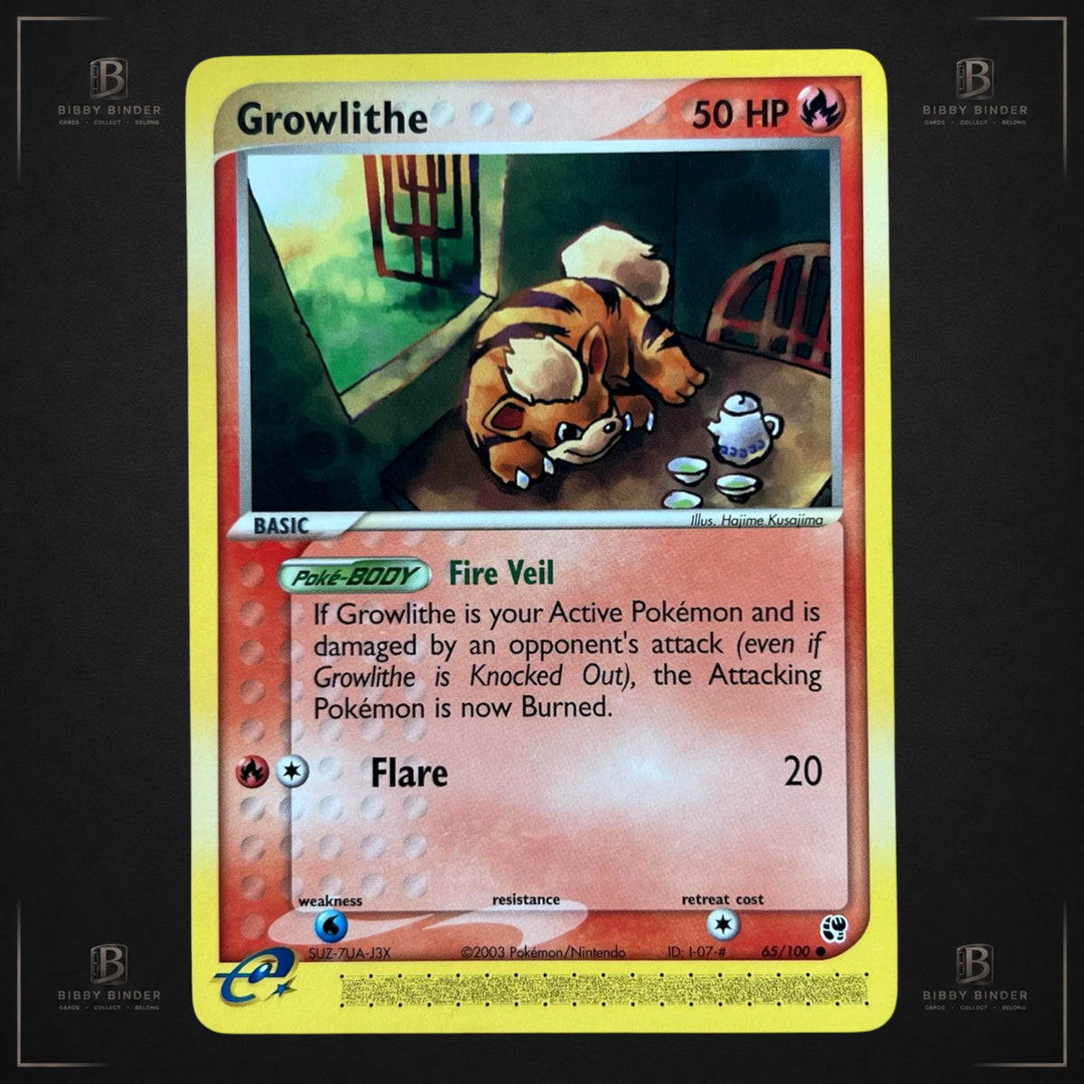 Growlithe 65/100 – EX Sandstorm – Non-Holo – Pokémon