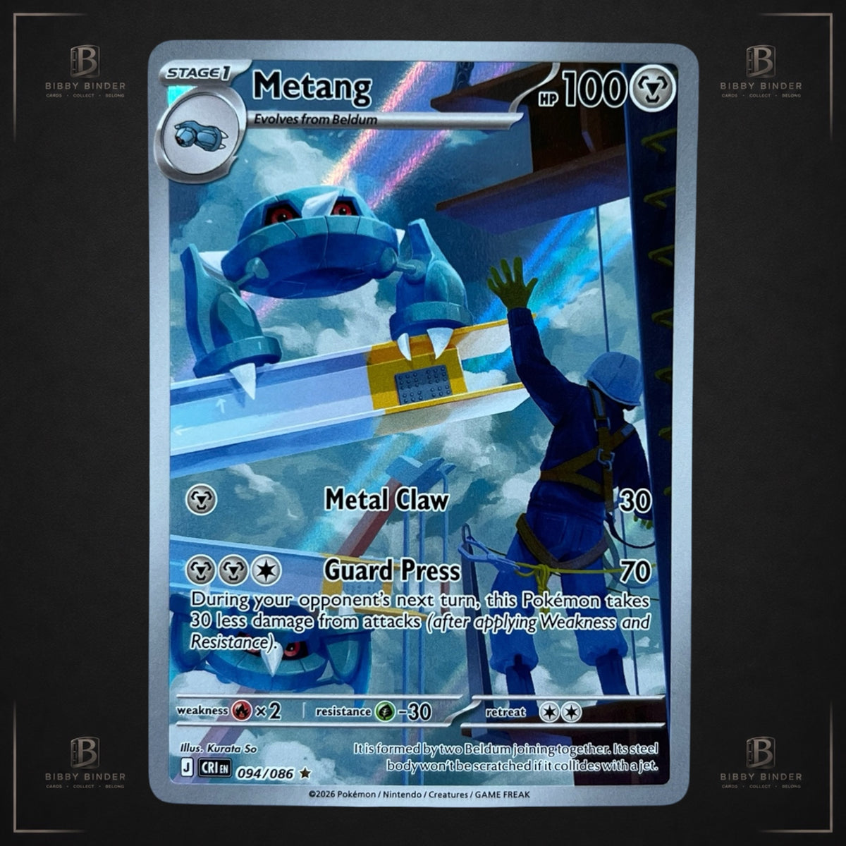 Metang 094/086 – Chaos Rising IR Pokémon