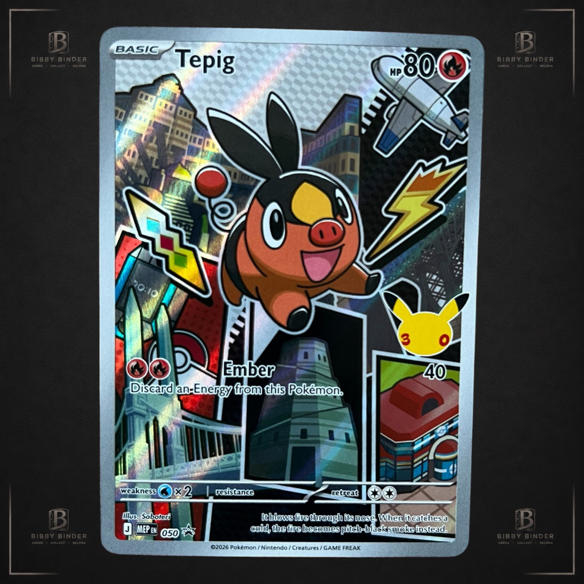Tepig 050 – 30th Anniversary – Promo – Pokémon
