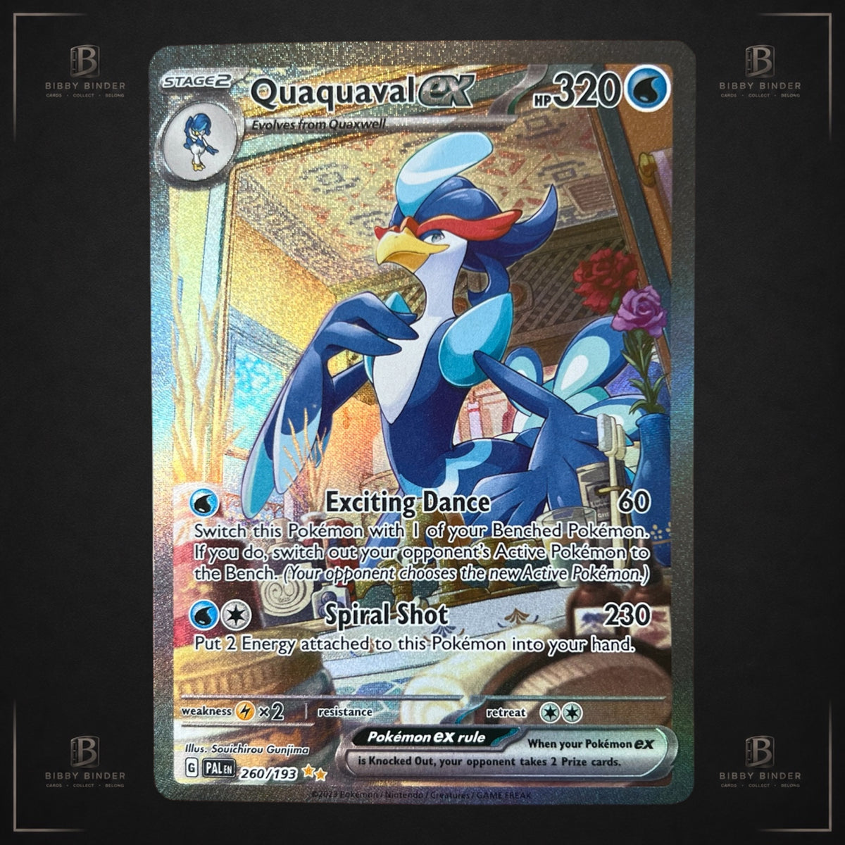 Quaquaval ex 260/193 – SIR – Paldea Evolved – Pokémon