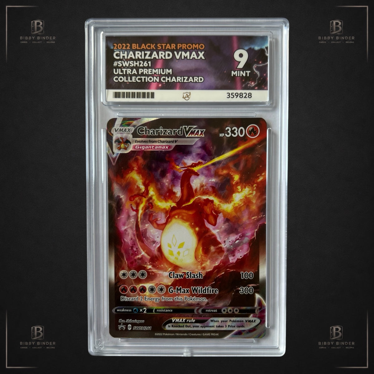 Charizard VMAX SWSH261 – Black Star Promo – ACE 9 Mint – Pokémon