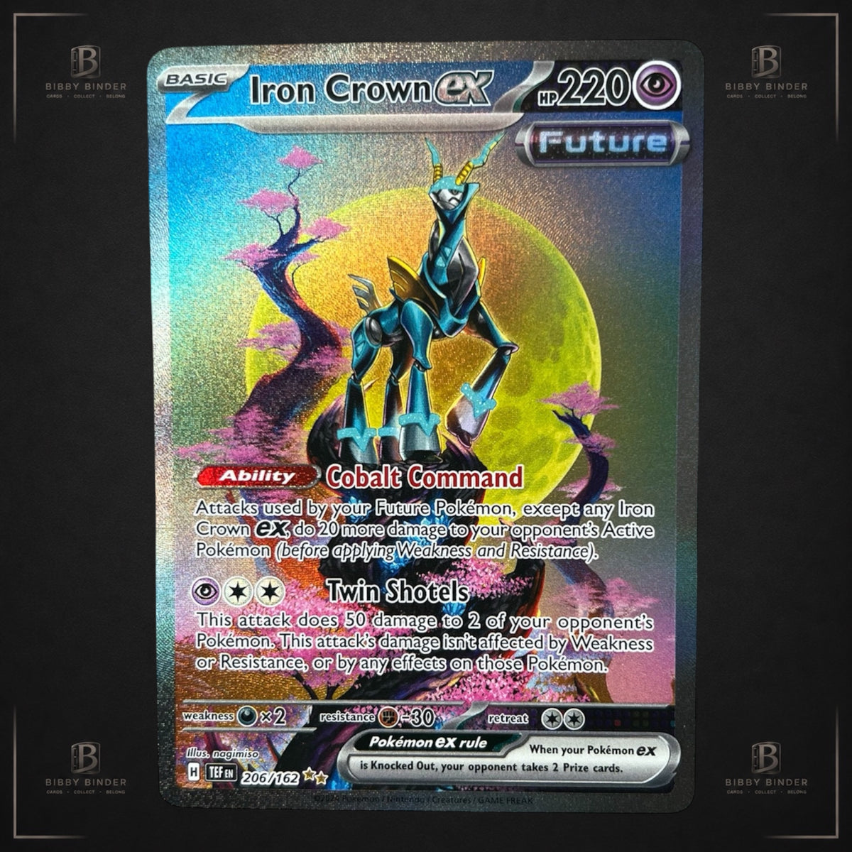 Pokémon Iron Crown ex 206/162 SIR | Temporal Forces