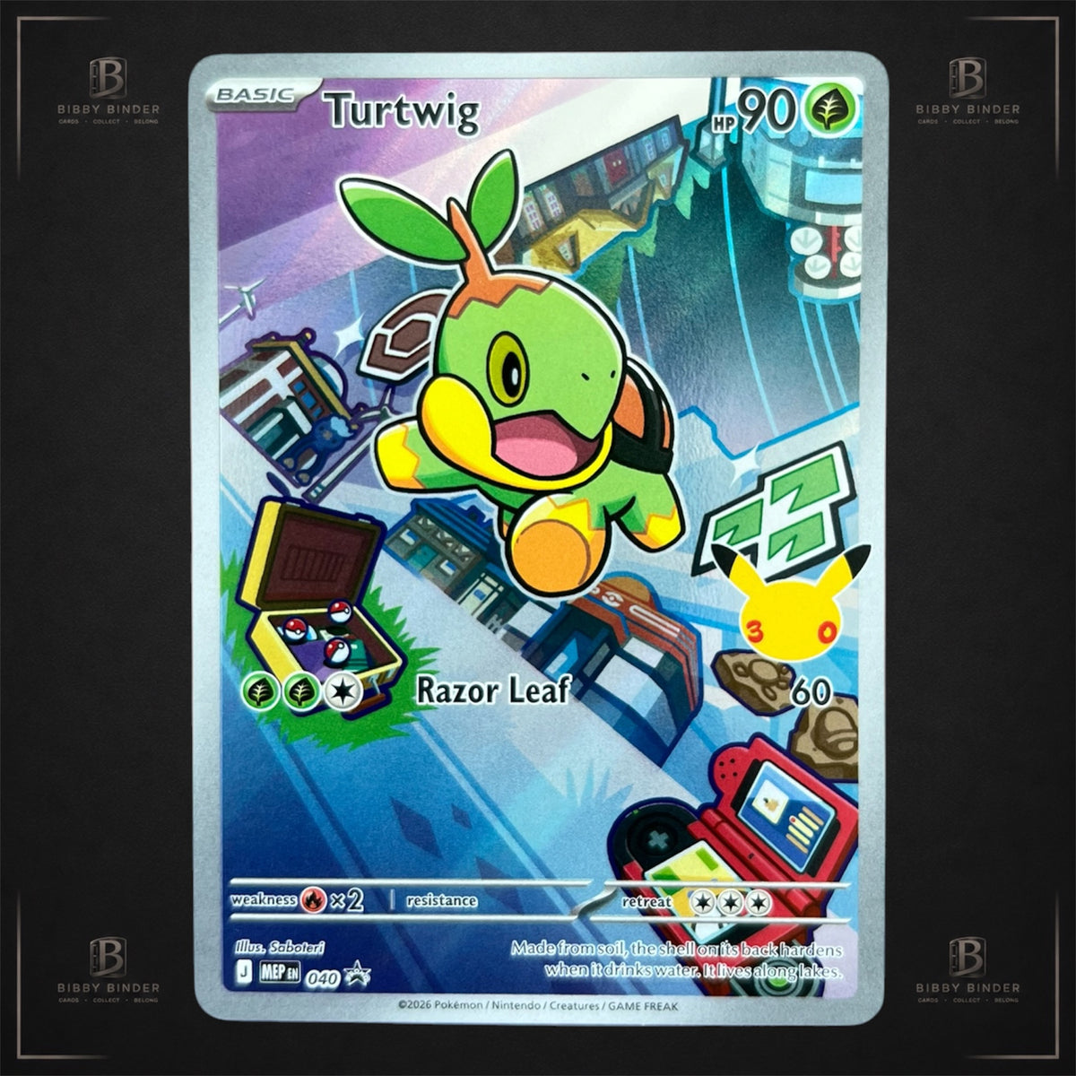Pokémon Turtwig 040 – 30th Anniversary Promo