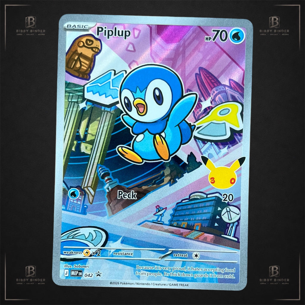 Pokémon Piplup 042 – 30th Anniversary Promo