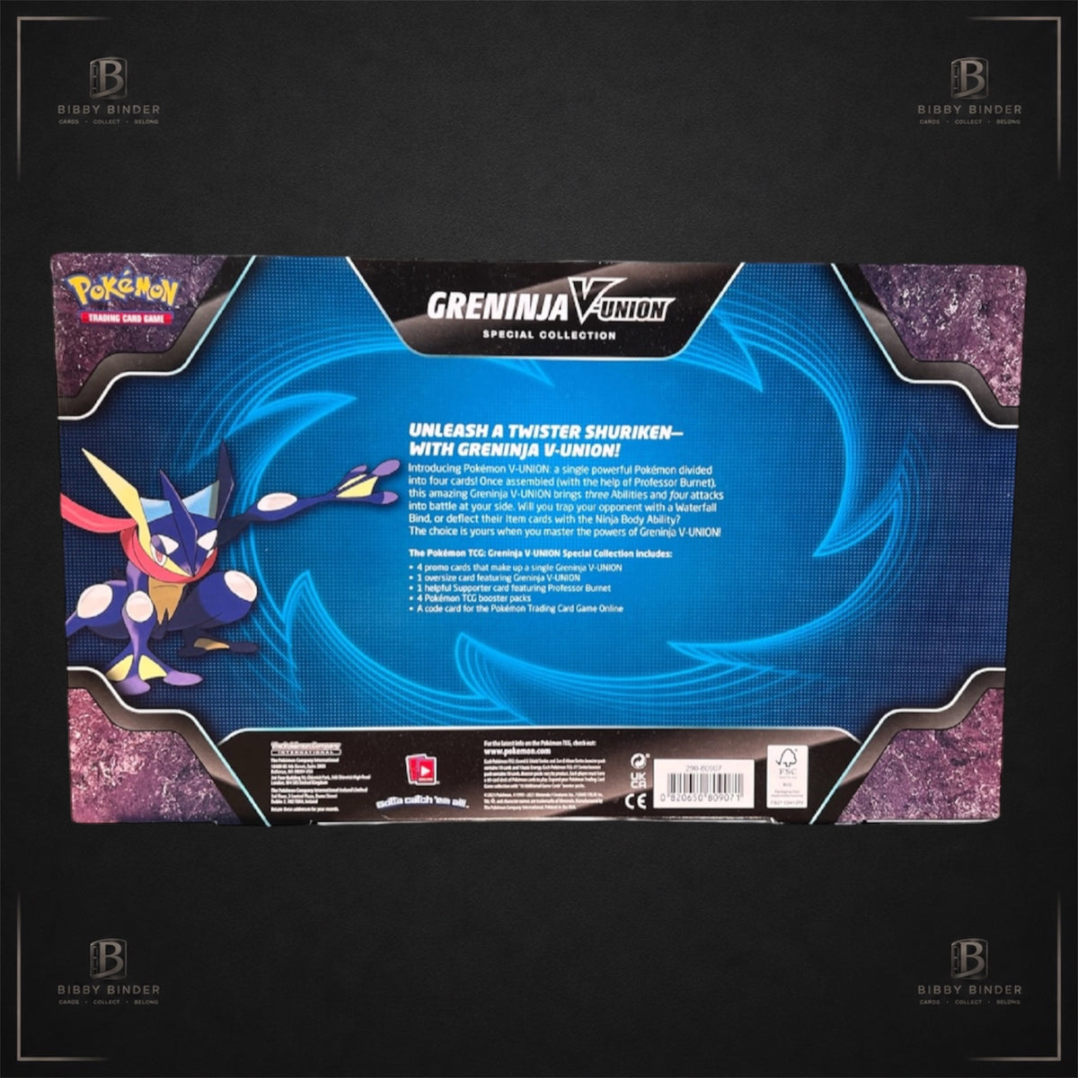 Pokémon Greninja V-UNION Special Collection Box – Sealed English TCG